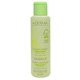 A-derma Exomega Control Emollient Cleansing Gel Body and Hair 500 ml