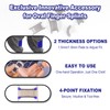 RonJea 4Pcs Click-Lock Adjustment for Oval Finger Splint, 2 x