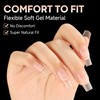 UNA GELLA UNA GELLA Medium Square Gel Nail Tips 504pcs