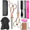 Glitzcharm Tijeras para Cortar Cabello Profesional, 10 Piezas Kit de