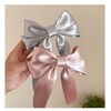 Flat Hair Clips for Women, Cute Bow Non-slip Flat Claw
