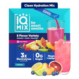 IQBAR- “Paquetes de Polvo de Electrolitos Sin Azúcar IQMIX Suplemento de Hidratación Mezcla de Bebida con Electrolito Keto