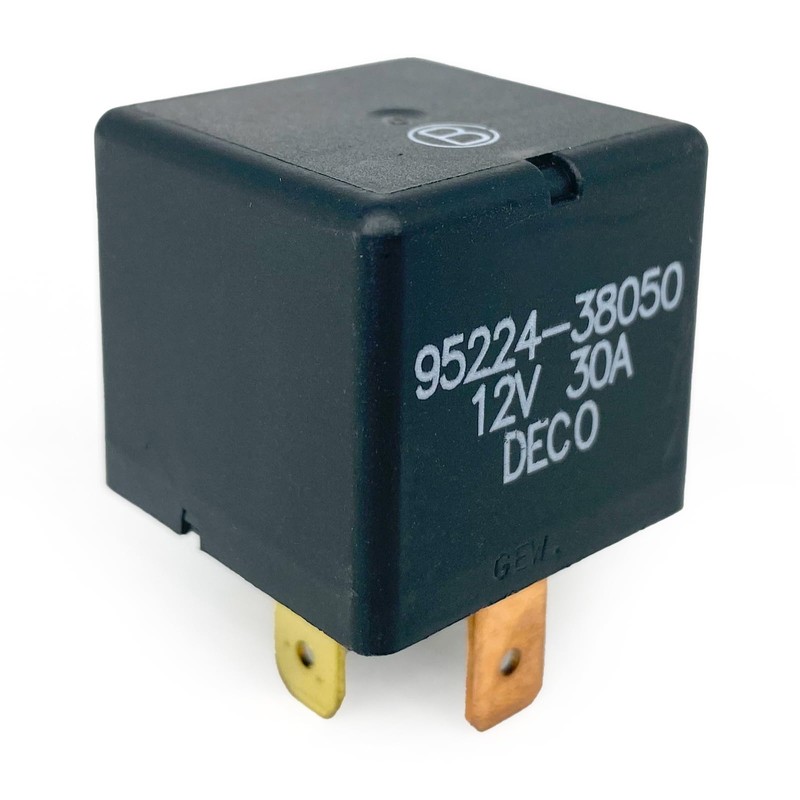 2-Pack 95224-38050 Starter Relay - 30A 12VDC 4-Pin SPST Automotive