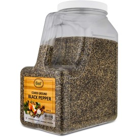 Gel Spice Coarse Ground Black Pepper 18-24 Mesh - Food Service Size - 5 Lbs