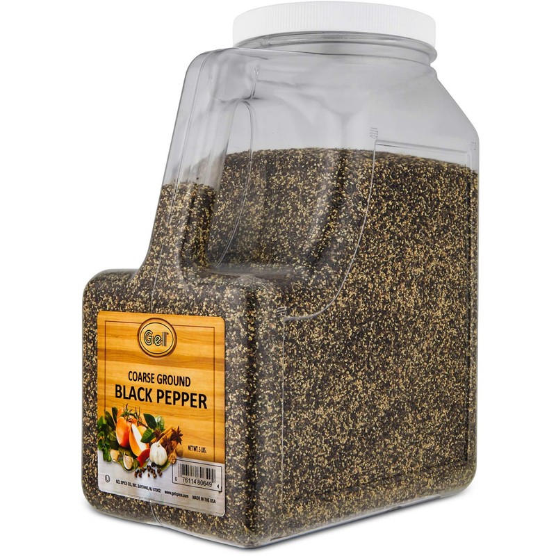 Gel Spice Coarse Ground Black Pepper 18-24 Mesh - Food