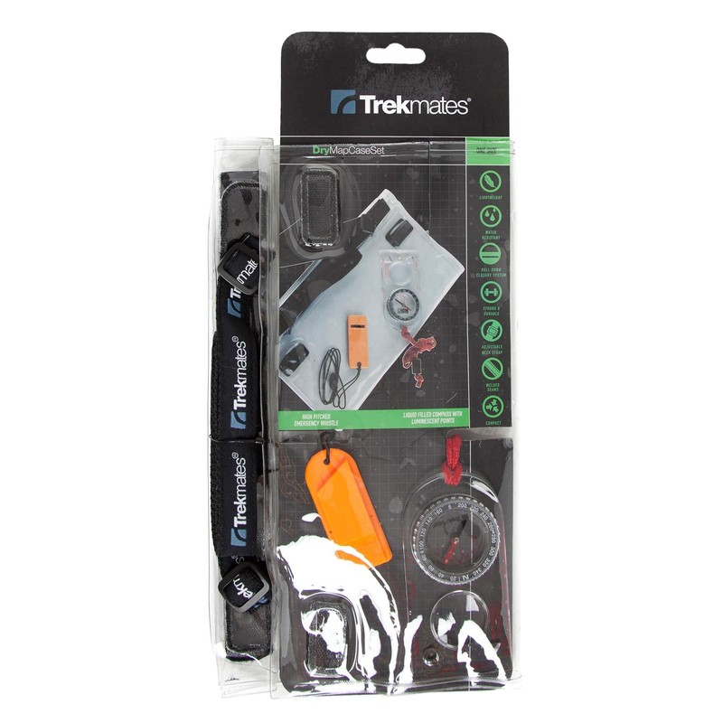 Trekmates Dry Map Case Set - water-proof protective bag for