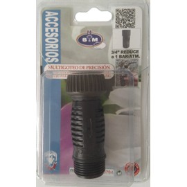 S&M 's & m 1 M-H Pressure Regulator to 1 ATM. M-H 3/4, Black