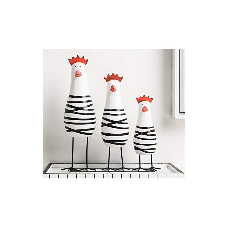 YISHUI HP0115 Chicken Figurine, Scandinavian Miscellaneous Goods, Cute, Chicken, Interior