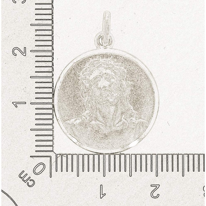 Jesus Christ Pendant in 925 Sterling Silver