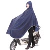 smileseason Bicycle Raincoat Poncho, Large Brim, Thick Material, Rain Gear,
