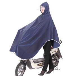 smileseason Bicycle Raincoat Poncho, Large Brim, Thick Material, Rain Gear, Unisex, Commuting, One Size Fits Most