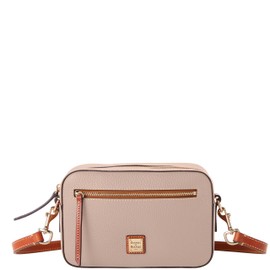 Dooney & Bourke Handbag, Pebble Grain Camera Zip Crossbody - Grey