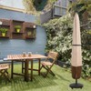 SUPERJARE Patio Umbrella Cover with Rod for 7 to 11