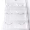 Musegetes 3 Pairs Lower Eyelashes False Eyelashes Transparent Axis False