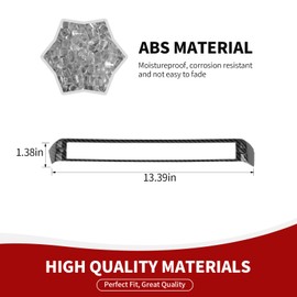 RAZPOY JL Dashboard Central Air Outlet Trim, Center Console Dash Air Conditioner Vent Cover Compatible with 2024 Jeep Wrangler JL & Gladiator JT Interior Accessories, ABS Carbon Fiber