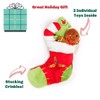 Pet London Christmas Dog Stocking 4-Piece Set for Pets-includes 3