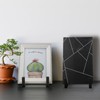Sweetude 2 Pcs Large Plate Stands for Display Metal Frame