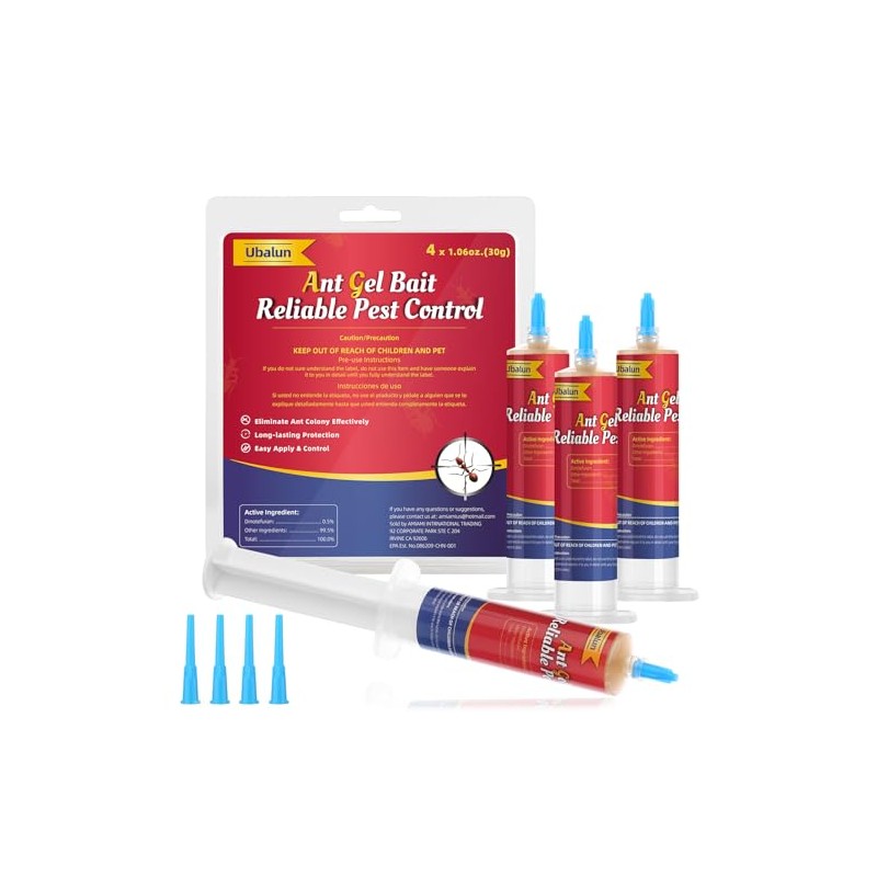 Ant Killer Gel for Indoors and Outdoors, Powerful Ant Control