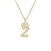 Initial Necklaces for Men,Initial Necklace Gold J Chain A-Z Letter