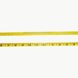 Pro Tapes Pro-Measurement Ruler Tape: 1 in. x 50 yds. (Yellow with Black printing/Imperial scale)