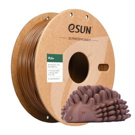 eSUN PLA+ Filament 1.75mm 1KG, 3D Printer Filament Dimensional Accuracy +/- 0.03mm, 1kg Cardboard Spool(2.2lbs) 3D Printing Filament, Fits for Most FDM 3D Printers,Brown