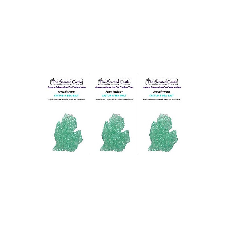The Scented Castle 3 Pack Cactus and Sea Salt Scented