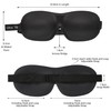 Ultra 3D Soft Contoured Light Blocking Eye Mask Blackout Men