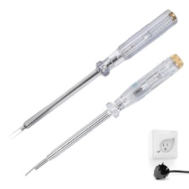 Voltage Tester Screwdriver Pen - Electrical Screwdrivers Set 2Pack - Screwdriver Set Electric - Mains Tester - Test Range 100V-250V