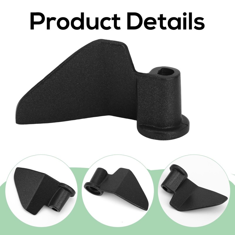 2pcs Bread Maker Kneading Paddle for CBK-110KP, Aluminum Alloy Bread