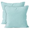 Encasa Cotton Throw Pillow Covers Set of 2 I 18x18