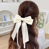 TseenYi Large Hair Bow Clips Long Bow Tail Satin Hair