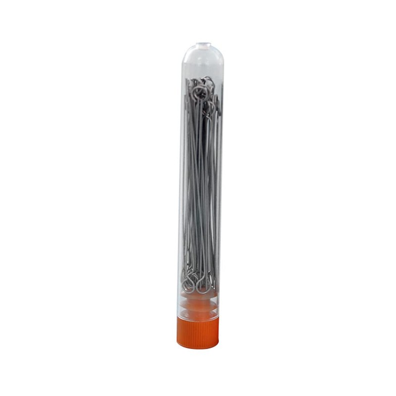 80 Pcs Inoculating Needle, 5 mm Nichrome Tips Inoculating Loop,