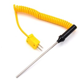 90x3mm K-Type Thermocouple Stainless Steel Probe Temperature Controller Wire Sensors (3X90mm)