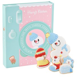 Harry’s Kitchen Winter Snowman Cookie Gift Set - 6 Hand Decorated Holiday Cookies, Individually Wrapped, Nut-Free, Perfect for Kids & Adults