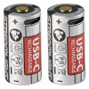 2-Pack Streamlight Rechargeable Battery CR123A 850mAh SL-B9 (20237) 300 Charges