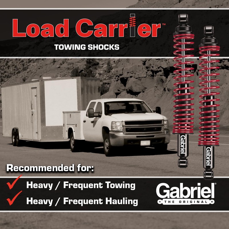 Gabriel 34057 Load Carrier Front Towing Shock Absorbers for 80-96