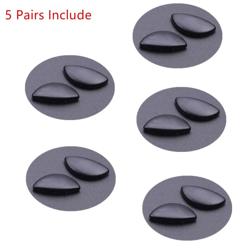 Eyeglass Nose Pads,BEHLINE 5 Pairs Nosepads Nose Piece Replacement for