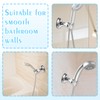 3PCS Adjustable Shower Head Holder Wall Mount, UOIXPUHUO No Drill