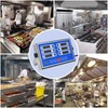NJTFHU Commercial Kitchen Timer 6 channels Restaurant Timer Commercial Cooking