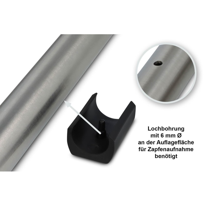 GleitGut 4 x clamping shell glides for cantilever furniture glides