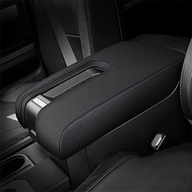 Car For 2014-2021 Toyota Tundra Center Console Box Armrest Cover PU Leather Pad