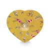 Pip Studio La Majorelle Heart Shaped Plates Yellow D 21.5