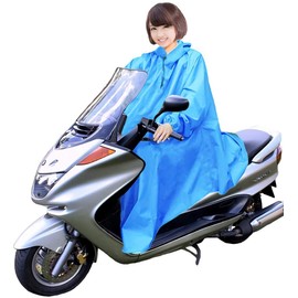 【VERO CUORE】Raincoat Bike Poncho for Bicycle Scooter Unisex Typhoon Disaster Prevention Cold Protection Waterproof Water Repellent Free Size Rain Gear Raincoat Kappa Outdoor Work Outdoor Father's Day