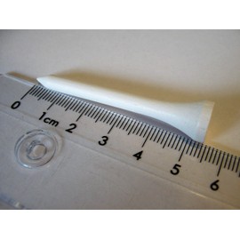 Golf Tees in Eco Box - 54 mm (Pack of 150) / 70 mm (135 Pieces) - Hardwood or Bamboo - Various Colours (54 mm (Bamboo), White)