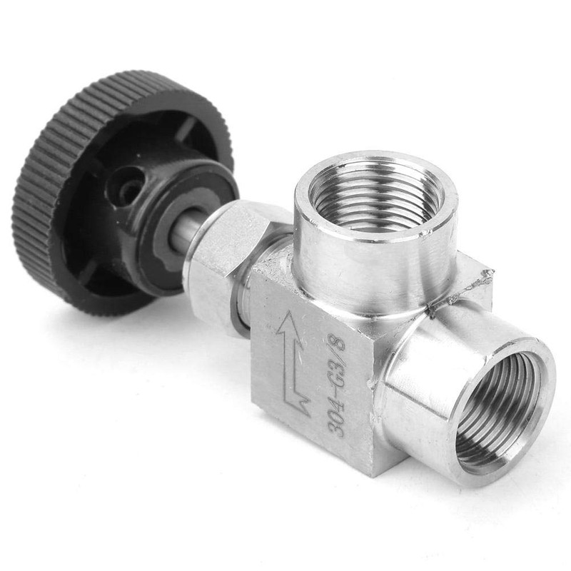 Stop Valve,Angle Valve BSPP Female Thread Needle Valve 304 Stainless