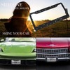 Bling License Plate Frame for Women, Sparkly Stainless Steel License