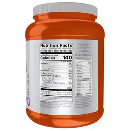 NOW Sports Nutrition, Pea Protein 25 g With BCAAs, Easily Digested, Vanilla Toffee Powder, 2-Pound