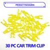 Dunviku 30PCS Switch Bezel Clip Dash Panel Switch Fastener Clip