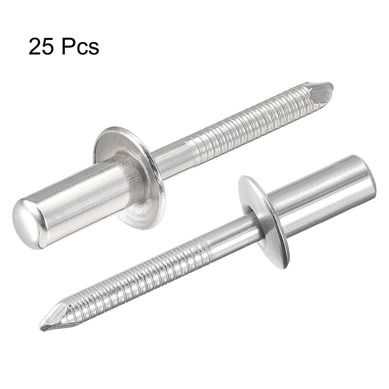 sourcing map Blind Rivets, 304 Stainless Steel Pull Rivets Core