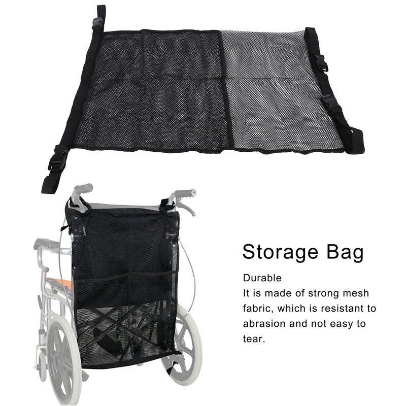 Large Capacity Seat Back Storage Bag with Fixed Buckle Mesh